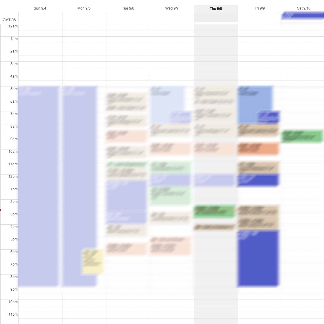 scheduling Google Calendar